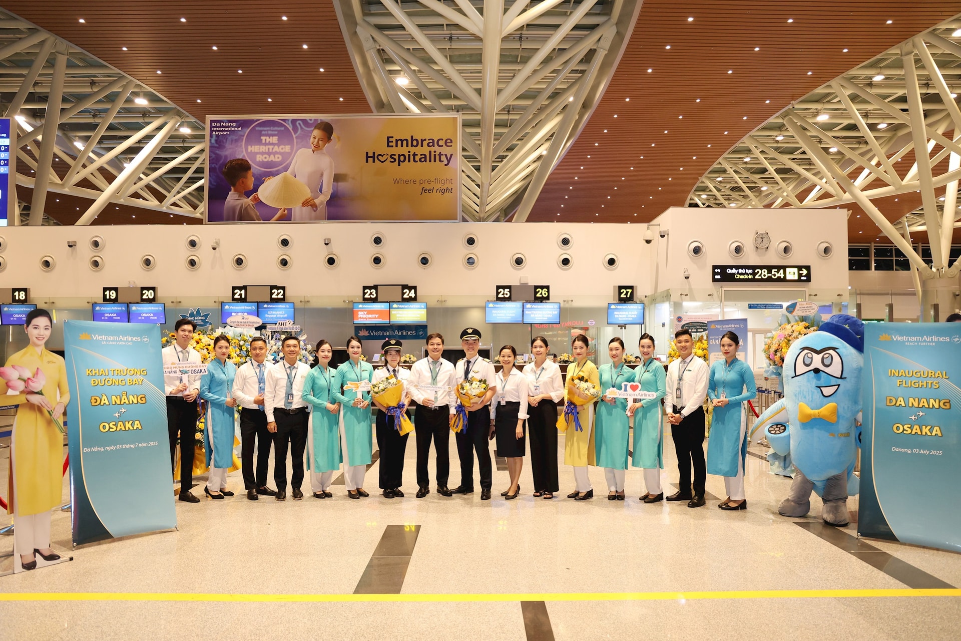Đường bay thẳng giữa Đà Nẵng và Osaka